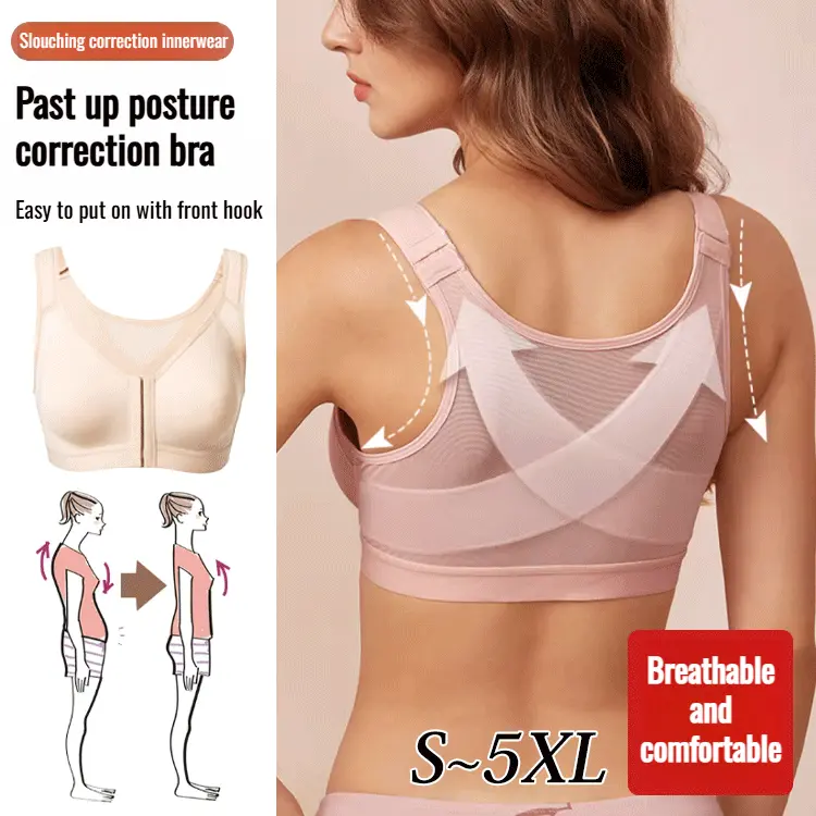 Breathable Front Button Adjustment Bra Comfortable Sports Tank Top