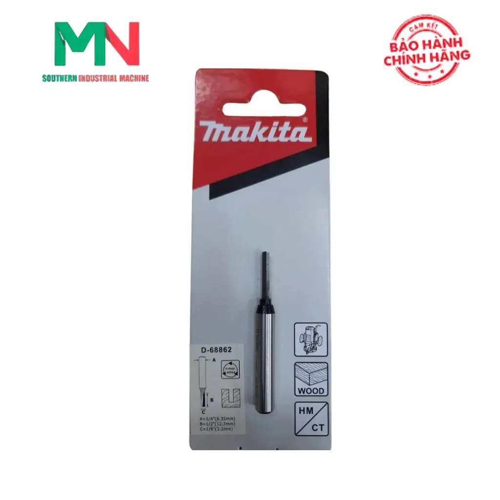 Mũi phay thẳng MAKITA D-68862, D-68921, D-69200, D-69238, D-69294, D-69369