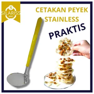 CETAKAN PEYEK STAINLESS ANTI LENGKET 9 CM