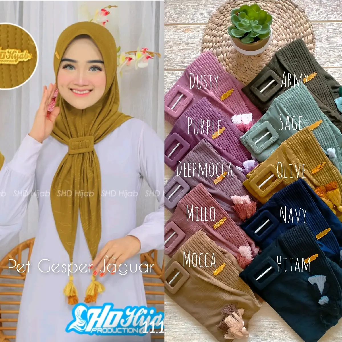 BERGO PET GESPER JAGUAR By.SHD Jilbab Muslim