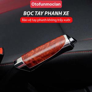 [Giá Sốc] Bọc Tay Phanh Xe Ô Tô - Nhựa ABS - Đen/Đỏ - Bảo Vệ Chống Trượt - Sang Trọng - Nội Thất