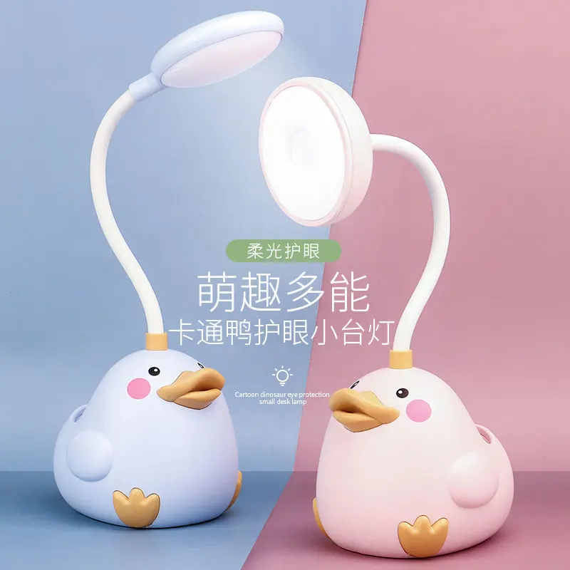 Đèn Bàn Sạc USB Vịt Nhỏ Màu Vàng, Đèn LED Bảo Vệ Mắt, Đèn Bàn Đèn Học, Thích Hợp Cho Ký Túc Xá Sinh Viên, Đầu Giường Phòng Ngủ, Năm 2025 2