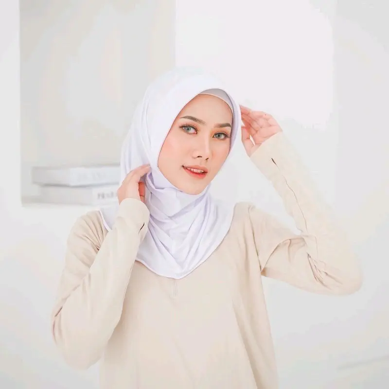 Jilbab volly sporty premium | fashion ash Bergo Instan 7