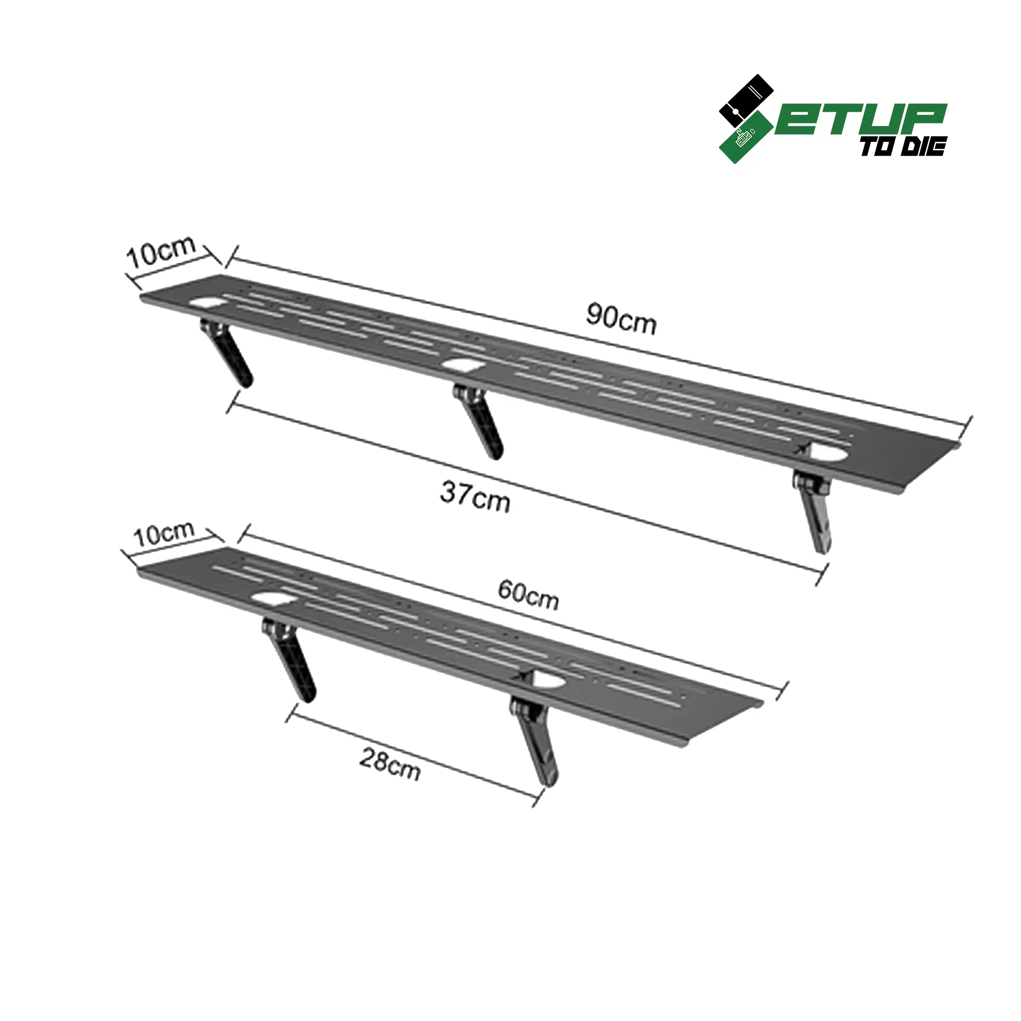 KỆ TREO, GIÁ ĐỠ GẮN TRÊN MÀN HÌNH TIVI, MÁY TÍNH TIỆN LỢI, CÓ THỂ ĐIỀU CHỈNH