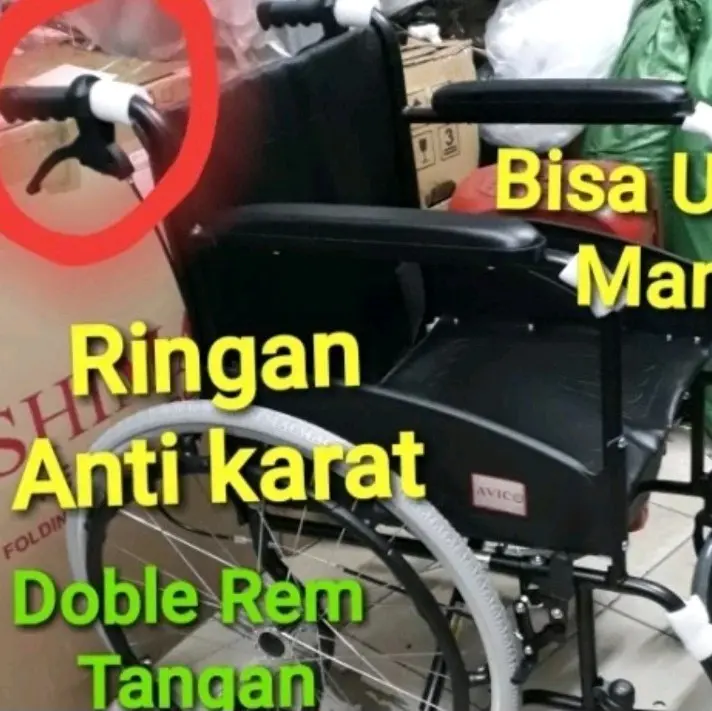 seperpat kursi roda rem tangan