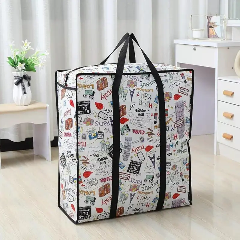 TAS KARUNG RANDOM MOTIF DAN WARNA JUMBO UKURAN 55X65X24 CM TAS BELANJA KARUNG TAS LAUNDRY 5