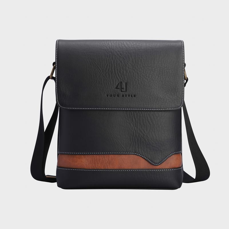 Túi Đeo Chéo Da Nam Nắp Gập 4U Thời Trang D274