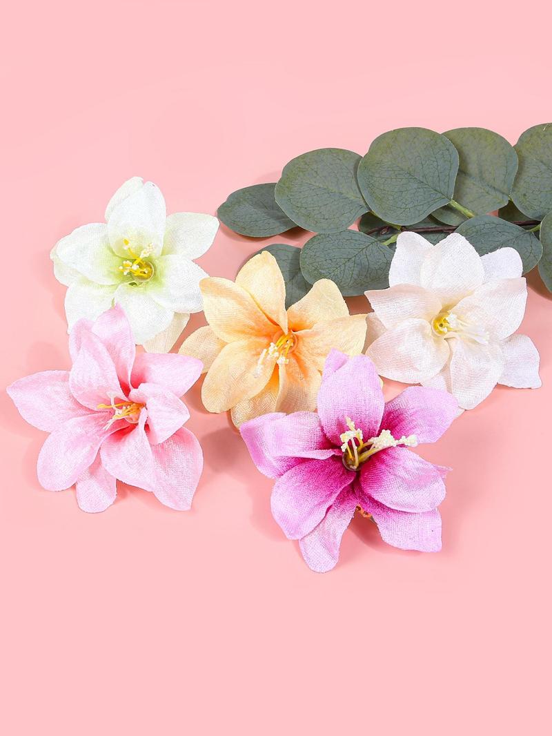 Product Introduction of Flower Design Hair Clip, Colorful Hair Accessories for Women & Girls, Minimalist Headwear Suitable for Thick Hair, Fashion Hair Accessories for Party, Daily Clothing Decor, Barrettes 6