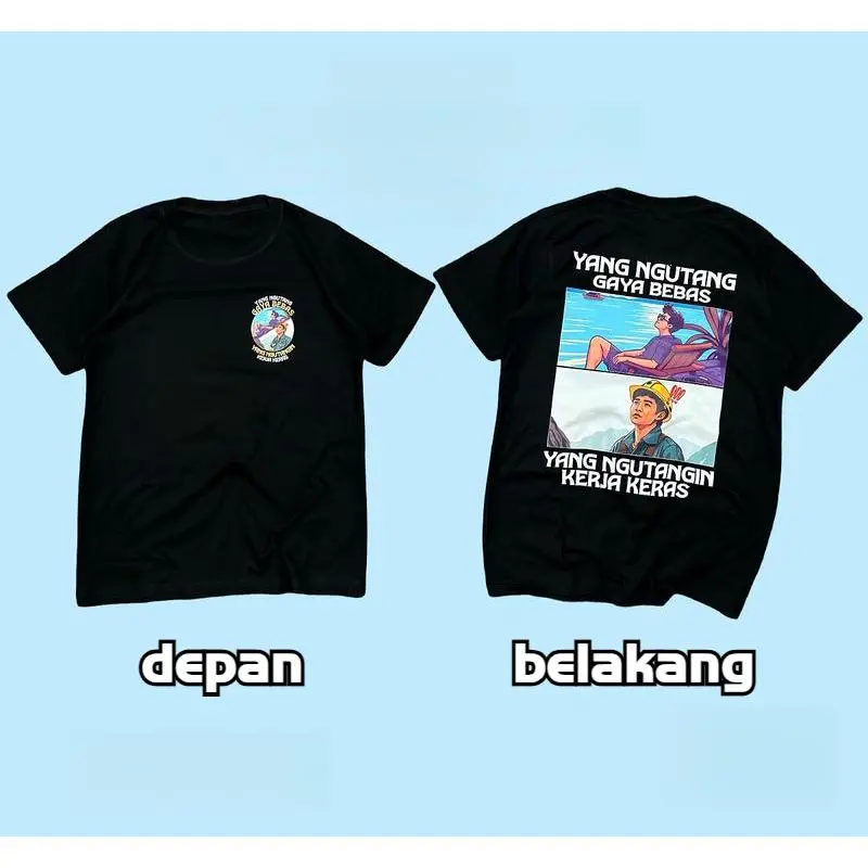 Kaus Sumber Pabrik Pria dan Wanita Kaus Pakaian Tren Fashion Jalanan Gaya Yang Sama Kaus Katun Lengan Pendek Kaus Kualitas Tinggi Empat Musim Kaos kaos  yang cuci kering ‍️‍️‍️‍️hitam t-shirt  skena 6