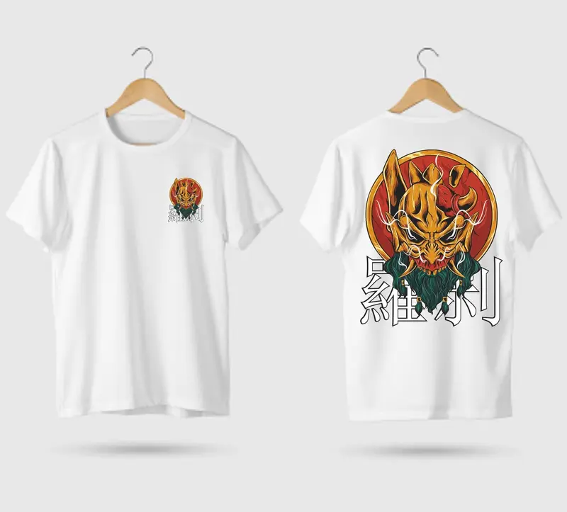 Kaos Distro Motif Jepang  Baju Jepang JP 5 Part 1 Unisek Pria Wanita Combed Digital Pendek Katun Nyaman Printing 4