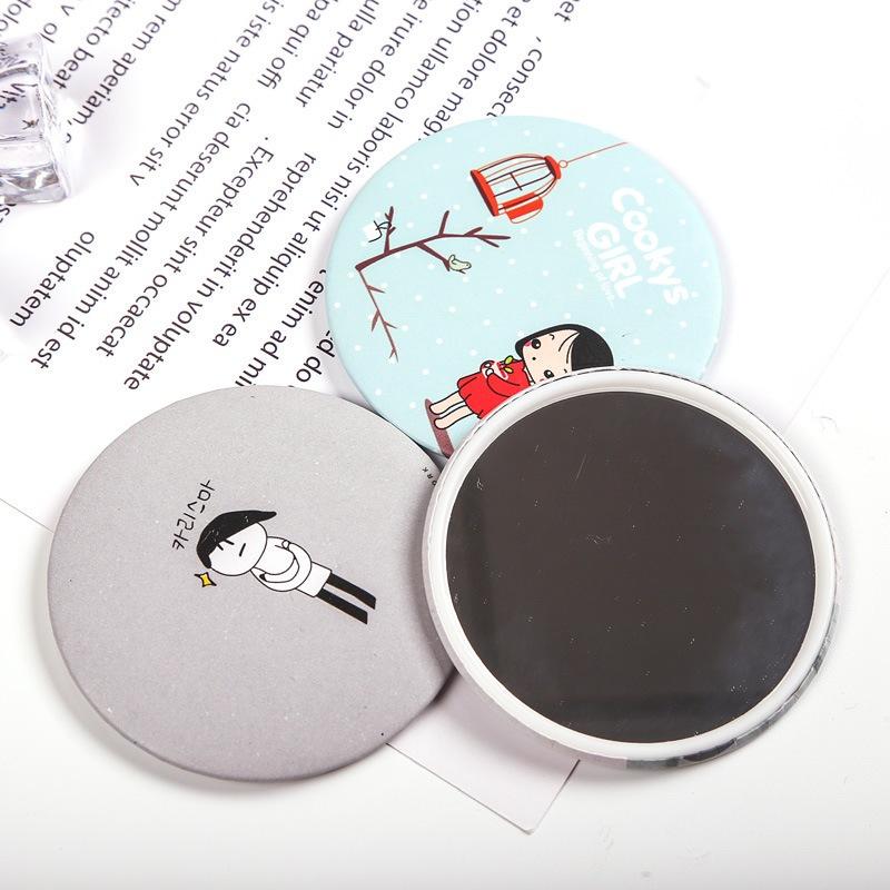 Gương Trang Điểm Mini Cầm Tay Hàn Quốc Siêu Kute Nhiều Mẫu 8