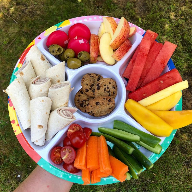 Pick Plate Biggie - Divided Plate for Fussy Eaters 6
