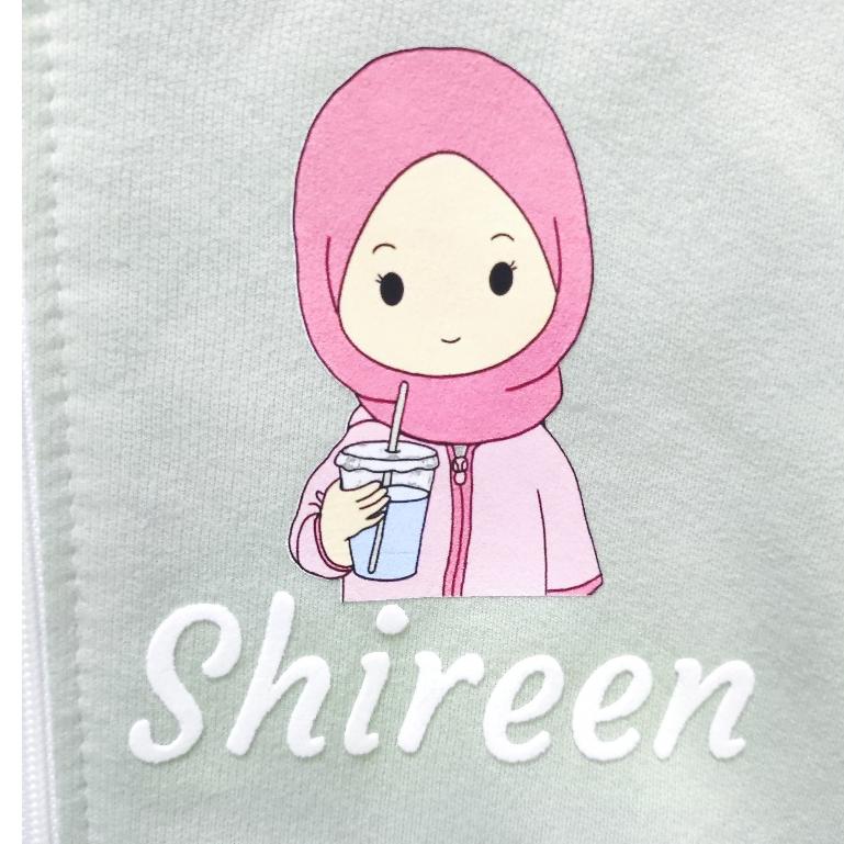 Jaket Anak Pakai Nama Costom Laki laki dan Perempuan bahan Katun Fleece Fashion 1