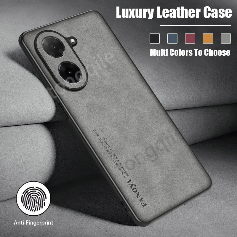 Case For Redmi A5 RedmiA5 A 5 4G 2025 Xiaomi Phone Casing Back Cover Shockproof Bumper Luxury Cotton Leather No Fingerprint Anti Drop Soft TPU