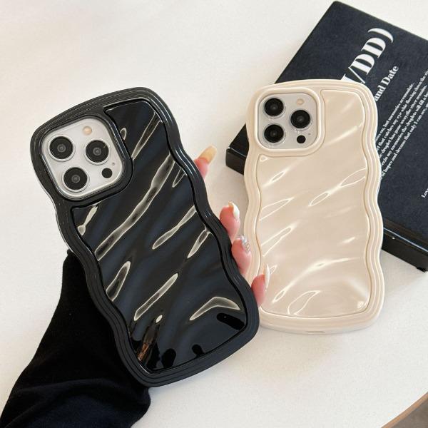 Product Introduction of Niche pleats for Apple FOR iPhone 16promax/16pro/16/15promax/15pro/15/14/14 promax/14pro/13promax/13/13pro/12/12promax/12pro/11 wave two-in-one mobile phone case 6