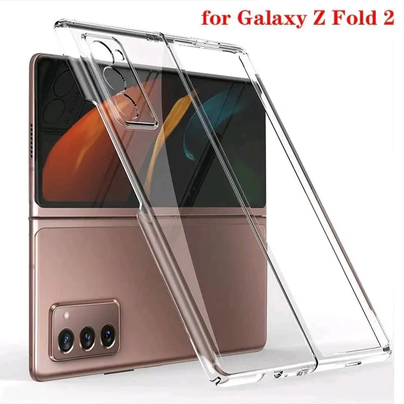 Soft case bening acrylic anti crack Sam Z Fold 1 2 3 4 5 6