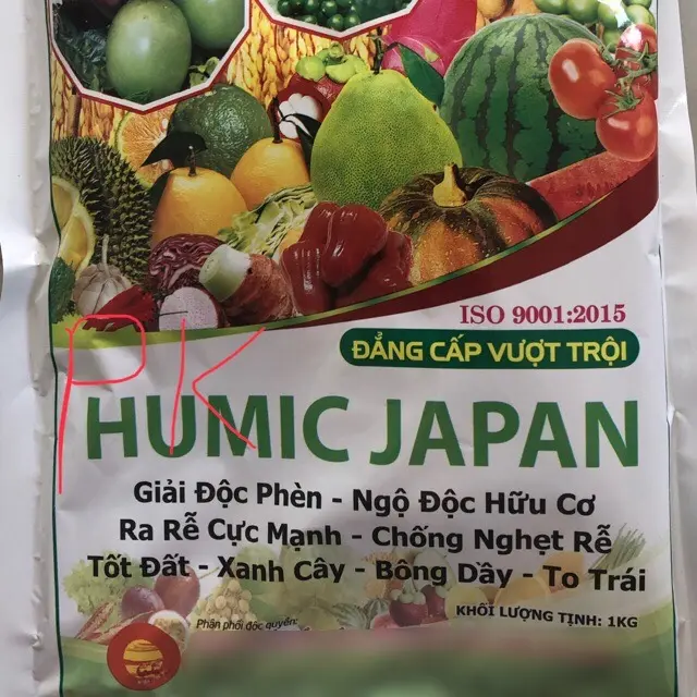 Humic Japan Kích thích ra rễ mạnh. Gói 1 ký