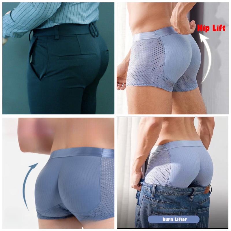 Quần Boxer Nam Nâng Mông Tự Nhiên Không Dấu Vết - Quần Sịp Độn Mông Nam Quyến Rũ quầnlót
