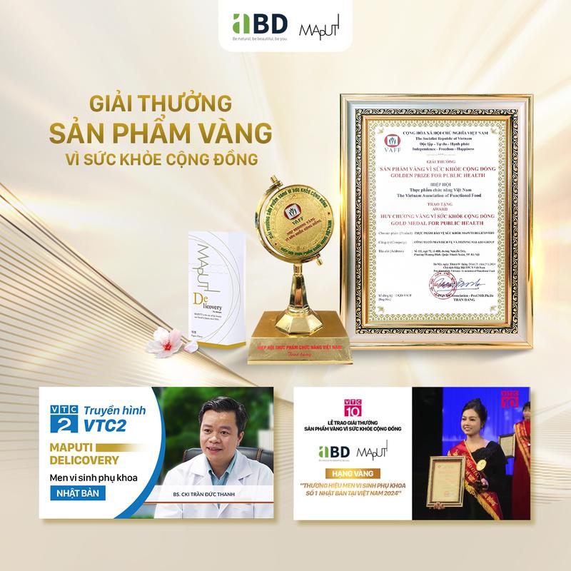Men Vi Sinh Phụ Khoa Maputi Delicovery Nhật Bản - Bổ Sung 10 Tỷ CFU Lợi Khuẩn, Giảm Khí Hư, Ngứa Rát, Viêm Nhiễm Vùng Kín 4