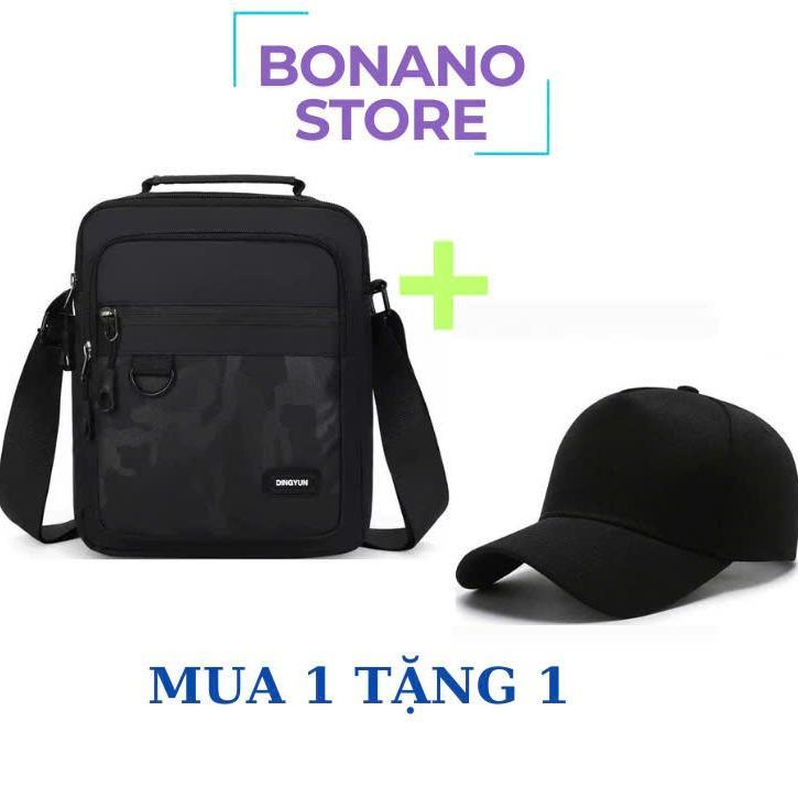 ( MUA 1 TẶNG 1 ) Túi đeo chéo nam nữ FUSO chống nước vải Polyester bền đẹp phong cách HÀN QUỐC- TẶNG 1 VÍ THỜI TRANG 2
