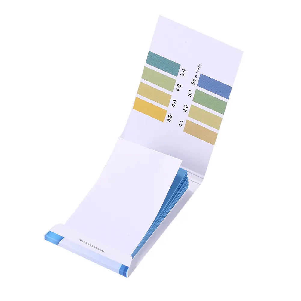 Giấy kiểm tra PH, dải kiểm tra PH lỏng, độ chính xác 0,2-0,3 phạm vi 3,8-5,4, 1 hộp