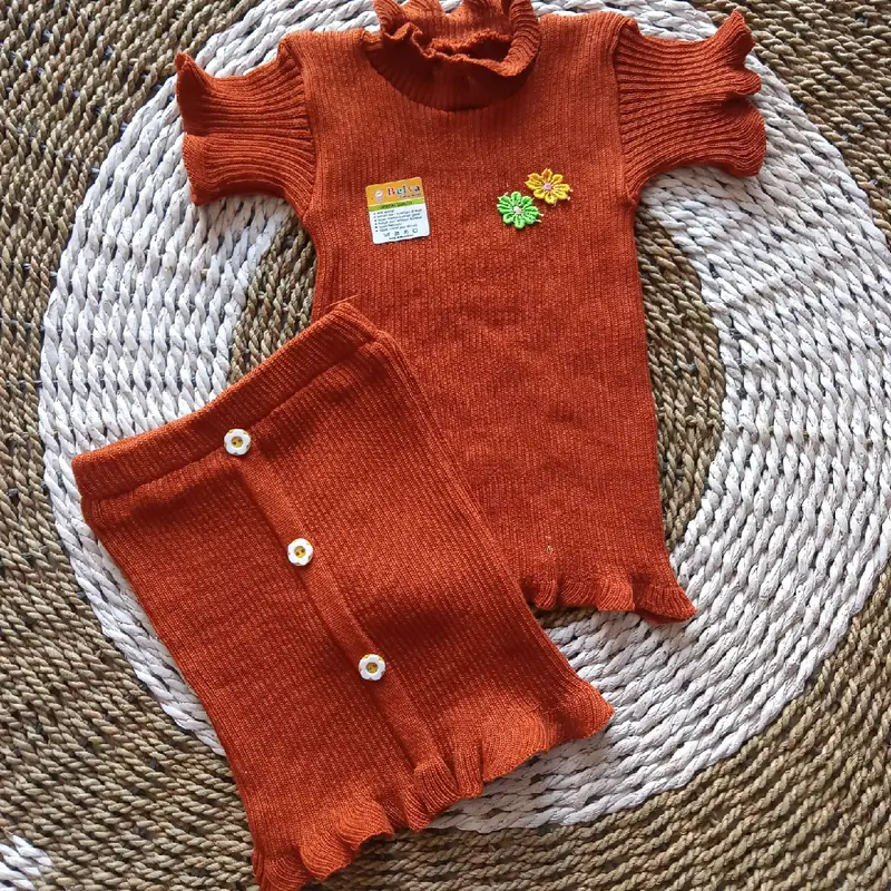 Set rok rajut halus lembut usia 1-3 tahun recomended setelan anak cewe Nyaman setelan anak perempuan dress anak 6
