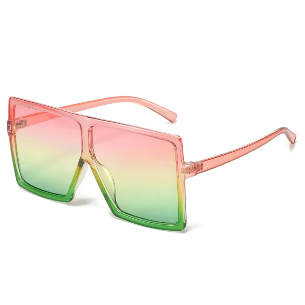 Oversized Sunglasses Big Frame Square UV Protection Sun Shades Photosensitive Color-changing Polarized Sunglasses For Women And Men