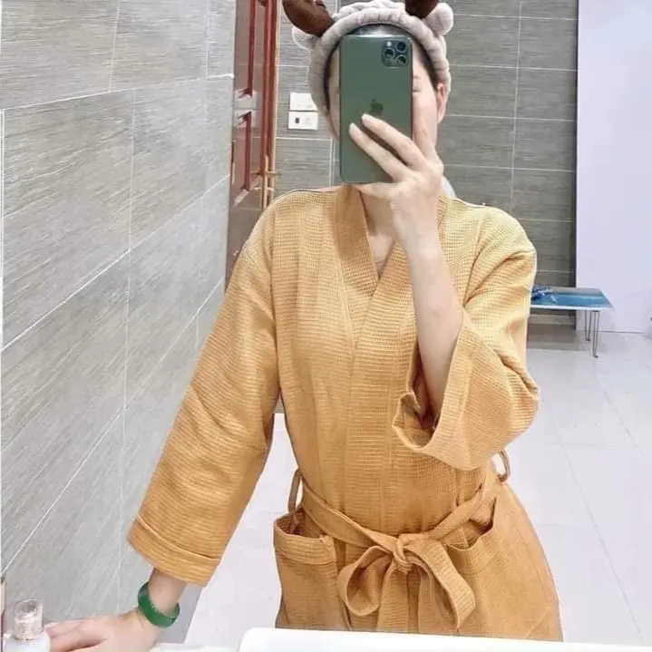 Áo choàng tắm khách sạn Nam Nữ, dày dặn, thấm hút, sang trọng 1