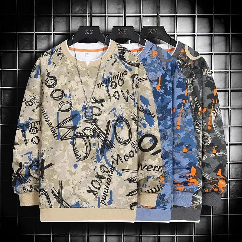 Product Introduction of {CSS Fashion Clothing} Mẫu mới áo sweater xo loang form rộng hàn quốc 4men ao top 90000224 55