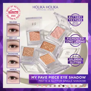 Holika Holika My Fave Piece Eye Shadow & Glitz | Matte & Glitter Single Eyeshadow