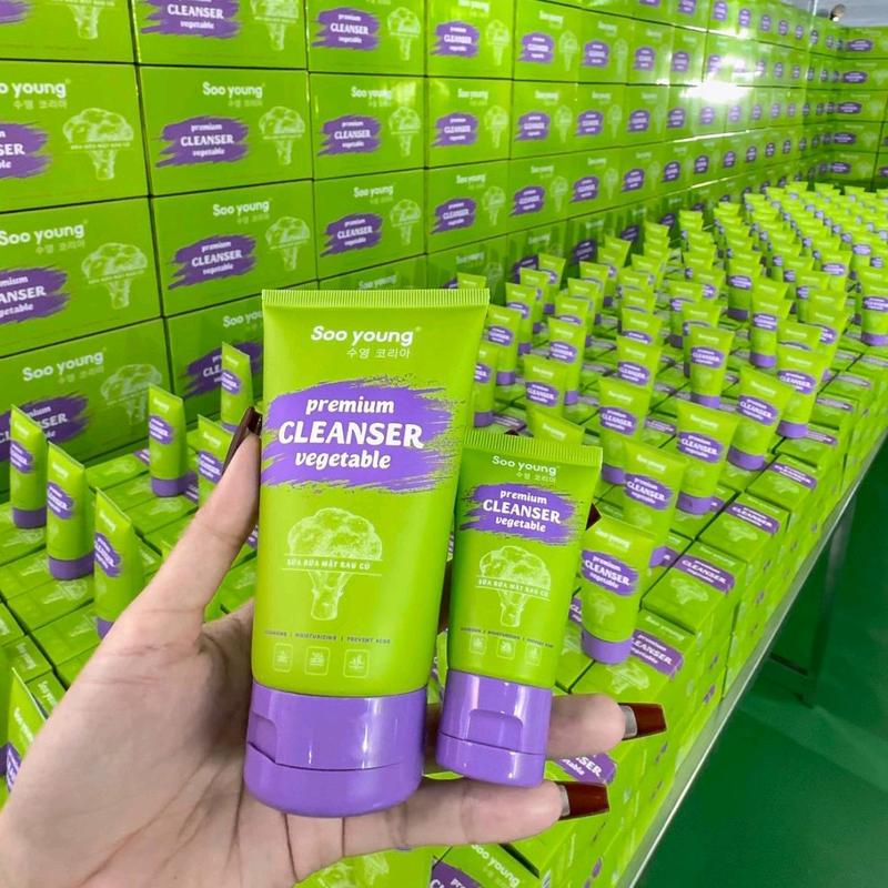 Sữa Rửa Mặt Rau Củ Sooyoung 100ml tặng 1 srm mini 30ml Skincare Nữ 3