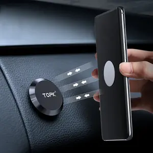Car Mount Magnet Dashboard Mobil Universal Holder Smartphone Magnetic Kuat Stabil One Hand Operation Navigasi GPS Handsfree Ringkas Minimalis Aman Berkendara Interior Mobil