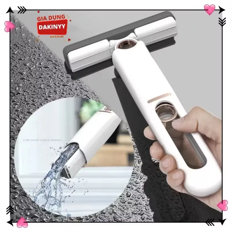 ￼Combo 2 Cây Lau Bàn Bếp Tự Vắt Thông Minh Mini 25cm, Bọt Biển Siêu Thấm Hút Đa Năng, Gập Gọn dễ sử dụng Làm Sạch 6