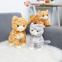 Gambar ISTANA BONEKA Kucing Bulu Sit Cat Mainan Anak Peliharaan Anggora Hadiah Spesial Cowok Cewek Bahan Lembut Non Alergi Premium - Sit Cat L Grey dari Boneka Jumbo viral Kab. Malang 1 Tokopedia