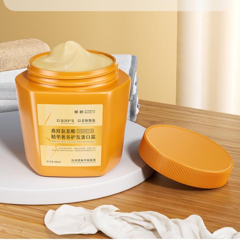 New 500ml Hair Care Facial Mask Deeply Nourishes Improves Irritability Hair Repair Mask Damaged Care Large Capacity Hair Care Cream for Hair 7