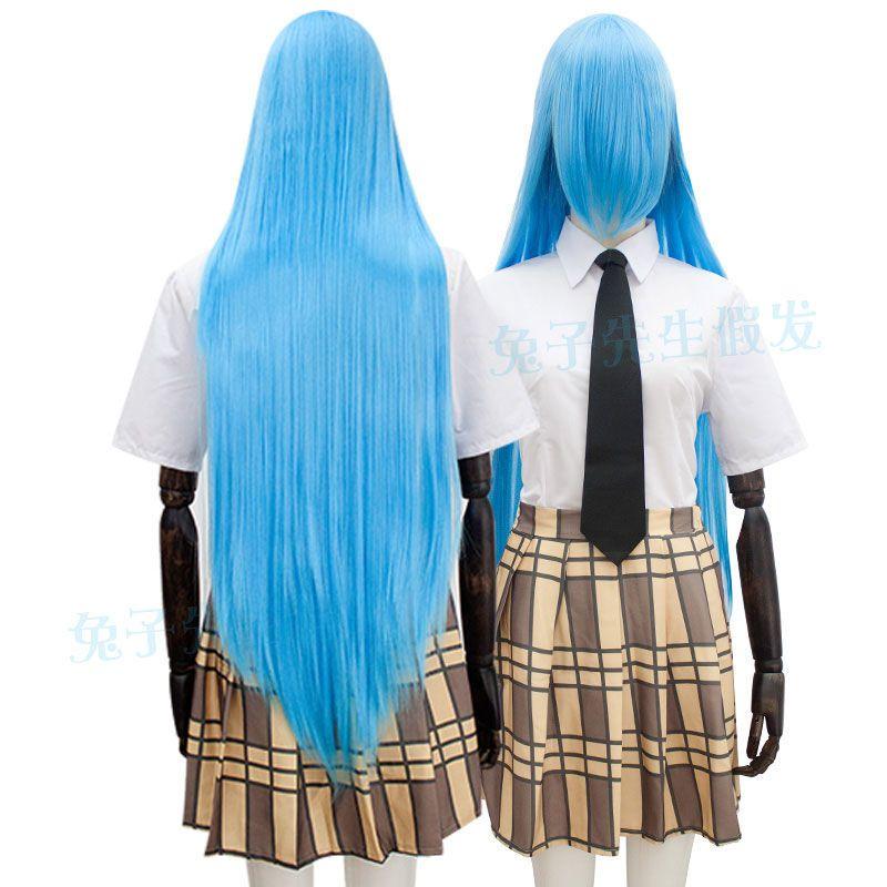 Tóc Giả Thông Dụng Tóc Giả Dài Màu, Tóc Thẳng, Dài 100cm, Nhiều Màu, Phong Cách Anime, Thích Hợp Cho Nam Và Nữ, Tóc Giả Mặt, Hoàn Hảo Cho Cosplay, 2024 3