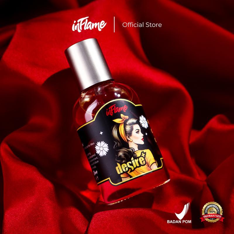 Inflame Parfume - Desire Eau De Parfum - Parfum Pria Viral Cowok Keren Disukai Cewek - 30 ML 0