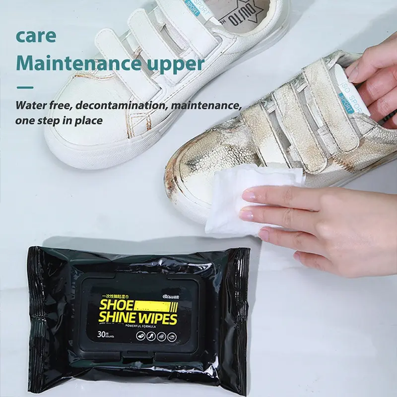 Tisu Pembersih Sepatu Sneakers Produk Perawatan Pembersih Sepatu Premium Putih Cepat Bersihkan Sepatu