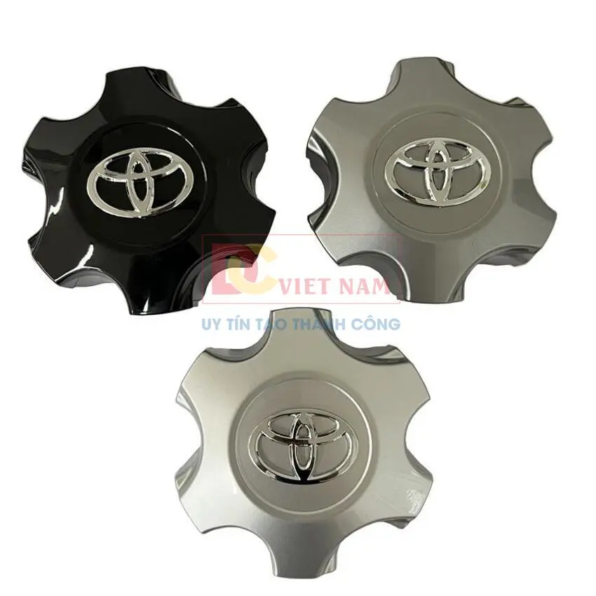 1 chiếc Logo chụp mâm, ốp lazang bánh xe ô tô Toyota Fortuner 2012- 2016 và Toyota Hilux 2011-2015 mã TY-139