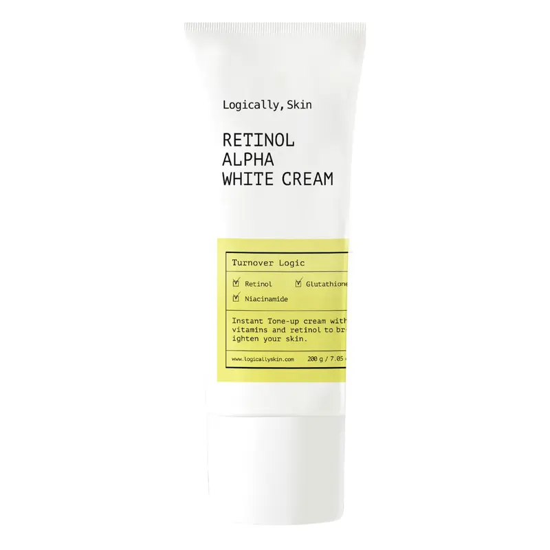 [HÀNG TẶNG KHÔNG BÁN] Kem dưỡng trắng mờ thâm Logically,Skin Retinol Alpha White Cream 40g 5