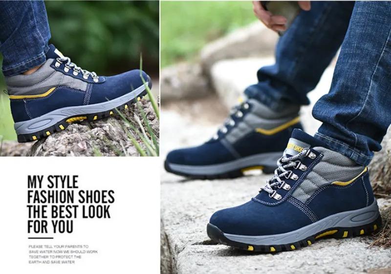 Product Introduction of Brand GenGeGo( 3 Days Delivered COD)Men's Safety Shoes Work Shoes Men's Work Boots Steel Toe Shoes Puncture Outdoor Construction Safety Sneakers Men Steel Toe Work Safety Boots 48