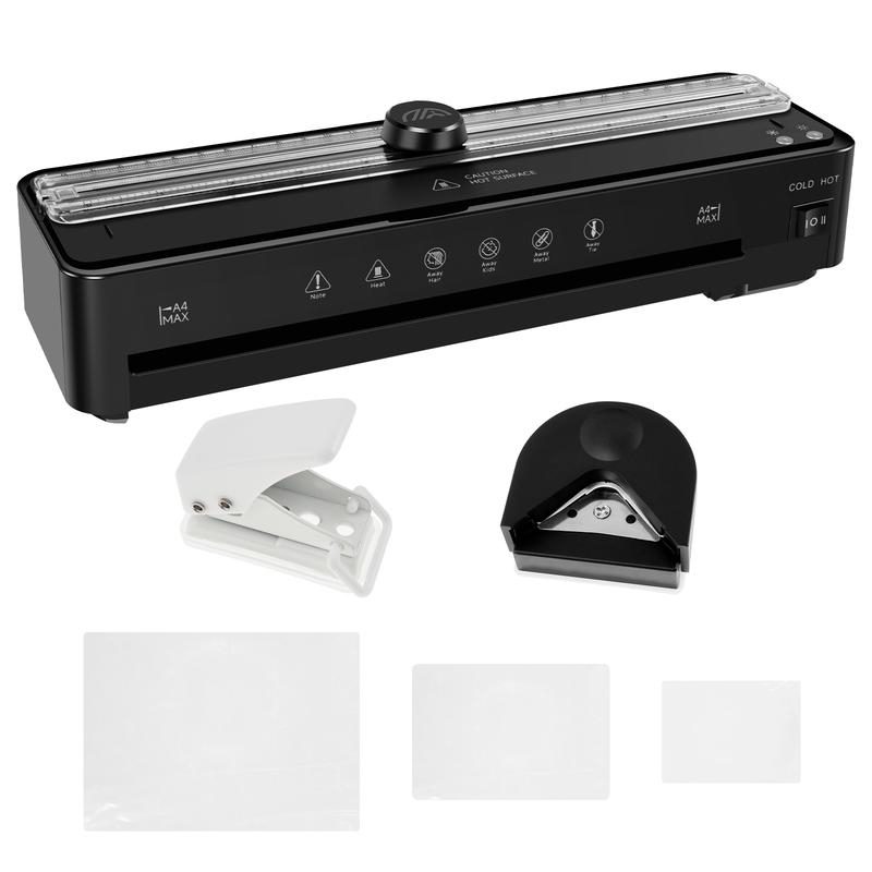 Product Introduction of Laminator Machine Kit 13 Inch Multifunctional Thermal Lamination Machine Safe A4 Office Laminator Household Laminator Machine with 50 Laminating Sheet for Home Office 4u162 40