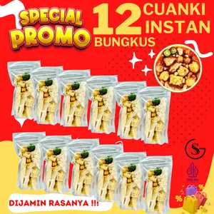 PAKET CUANKIE INSTAN 12 PCS HEMAT MAKANAN INSTAN food kaldu Pedas Ayam Seblak Kuah