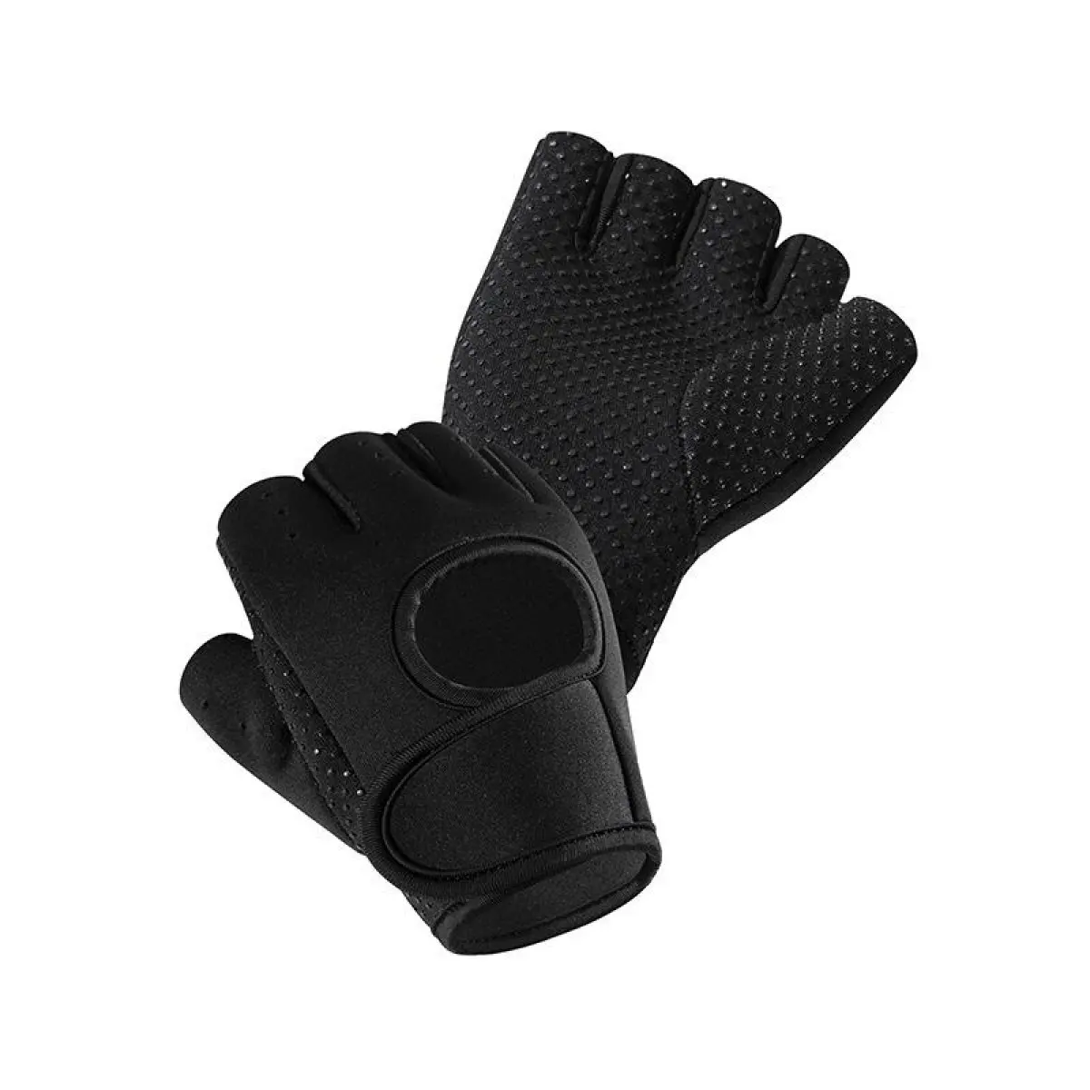 Sports Gloves Dumbbell Equipment Training Non-Slip Breathable Fitness Cycling Rock Climbing Half Finger Gloves Wrist Protector Anti-Cocoon