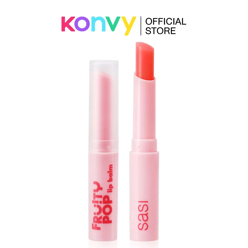 SASI Fruity POP Lip Balm 1.5g #Strawberry สกินแคร์ บำรุงริมฝีปาก ลิปบาล์ม & ครีม & ทรีทเมนท์