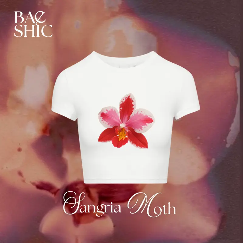 Baeshic Baby Tee - Flowers Edition - White 1