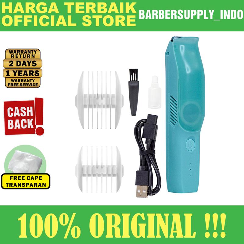 Vacuum Baby Hair Clipper Alat Cukur Rambut Bayi Elektrik Low Noise 0