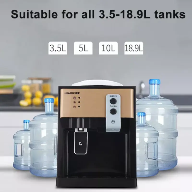 [HYUI] Máy nước nóng lạnh, bình lọc nước nóng lạnh, Cây nước nóng lạnh mini cao cấp,thiết kế 2 vòi và 2 công tắc nóng lạnh riêng biệt,tự động đóng ngắt nước và nhiệt độ nước phù hợp,tiết kiệm đến 60% tiền điện so với