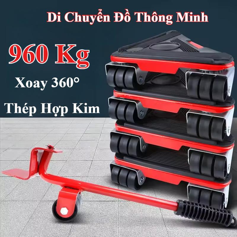 Bộ Dụng Cụ Di Chuyển Đồ Nặng 960kg Kéo Nâng Tủ Bàn Ghế Di Chuyển Nội Thất Dễ…