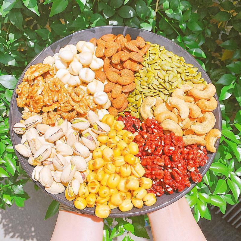 Mix 8 Hạt Dinh Dưỡng - Sấy Mộc Tự Nhiên - Kiwi Shop Healthy Food